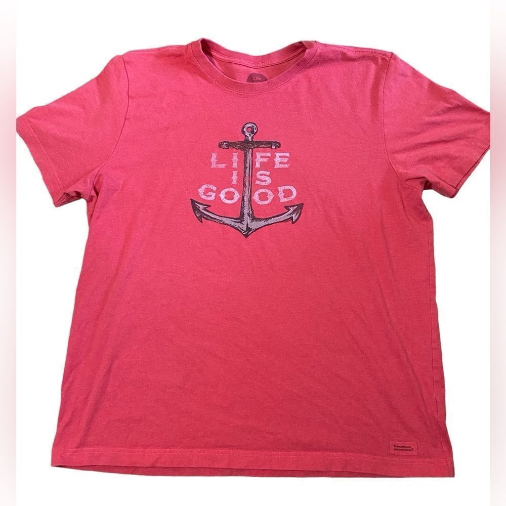 Life is Good Anchor Tshirt